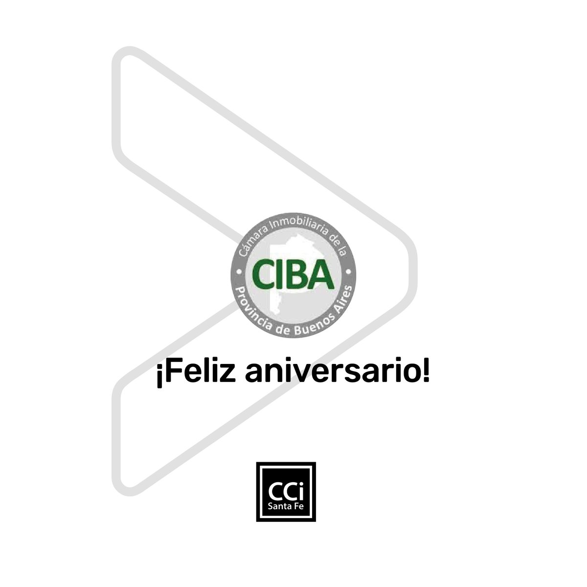 ccisantafe_ok's tweet photo. Enviamos nuestras felicitaciones a la Cámara Inmobiliaria de Buenos Aires al celebrarse hoy un nuevo aniversario de la cámara.
🥳🥳🥳 https://t.co/xuBzdaZNaA