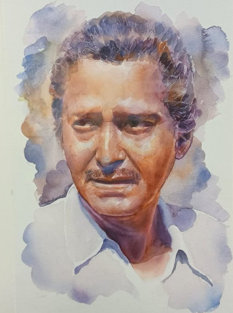 বাংলার সমাজ-সংস্কৃতির নক্ষত্র
সৌমিত্র চট্টোপাধ্যায়ের
শিল্পী জীবনের নানা মুহুর্তের অভিব্যক্তি অসামান্য ভঙ্গিমায়
ফুটিয়ে তুলেছে দুই তরুণ শিল্পী
বরুণ আর শুভঙ্কর।।

ওদের কাজের প্রদর্শনী চলছে
অ্যাকাডেমি অফ ফাইন আর্টসে।
বিষয় ভাবনা এবং
কাজের মান দুরন্ত।
শিল্পীদের আন্তরিক শুভেচ্ছা।।