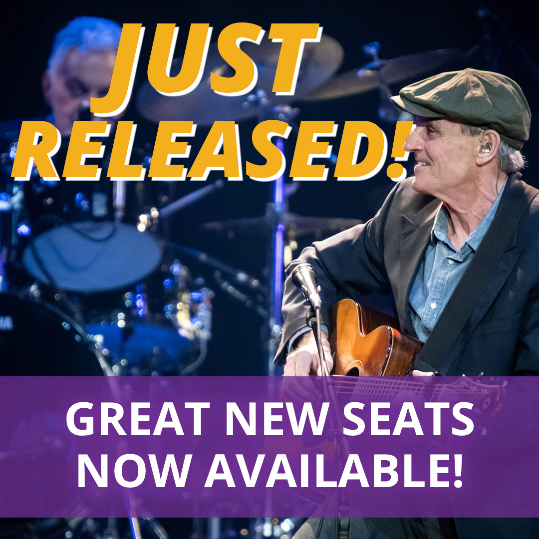 bworldarena's tweet photo. NEW SEATS NOW AVAILABLE!

Great new seats have just been released for James Taylor &amp; His All-Star Band @JamesTaylor_com THIS MONDAY, July 18! 

Grab them before they're all gone 👉 https://t.co/WG1GAjcmYK https://t.co/xVO6D3EK30