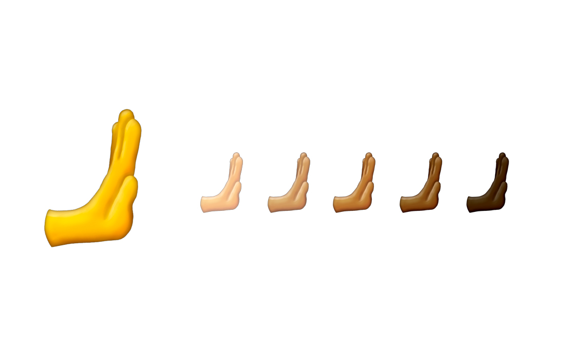 Emojipedia on X: Draft Emoji: Rightwards Hand #WorldEmojiDay