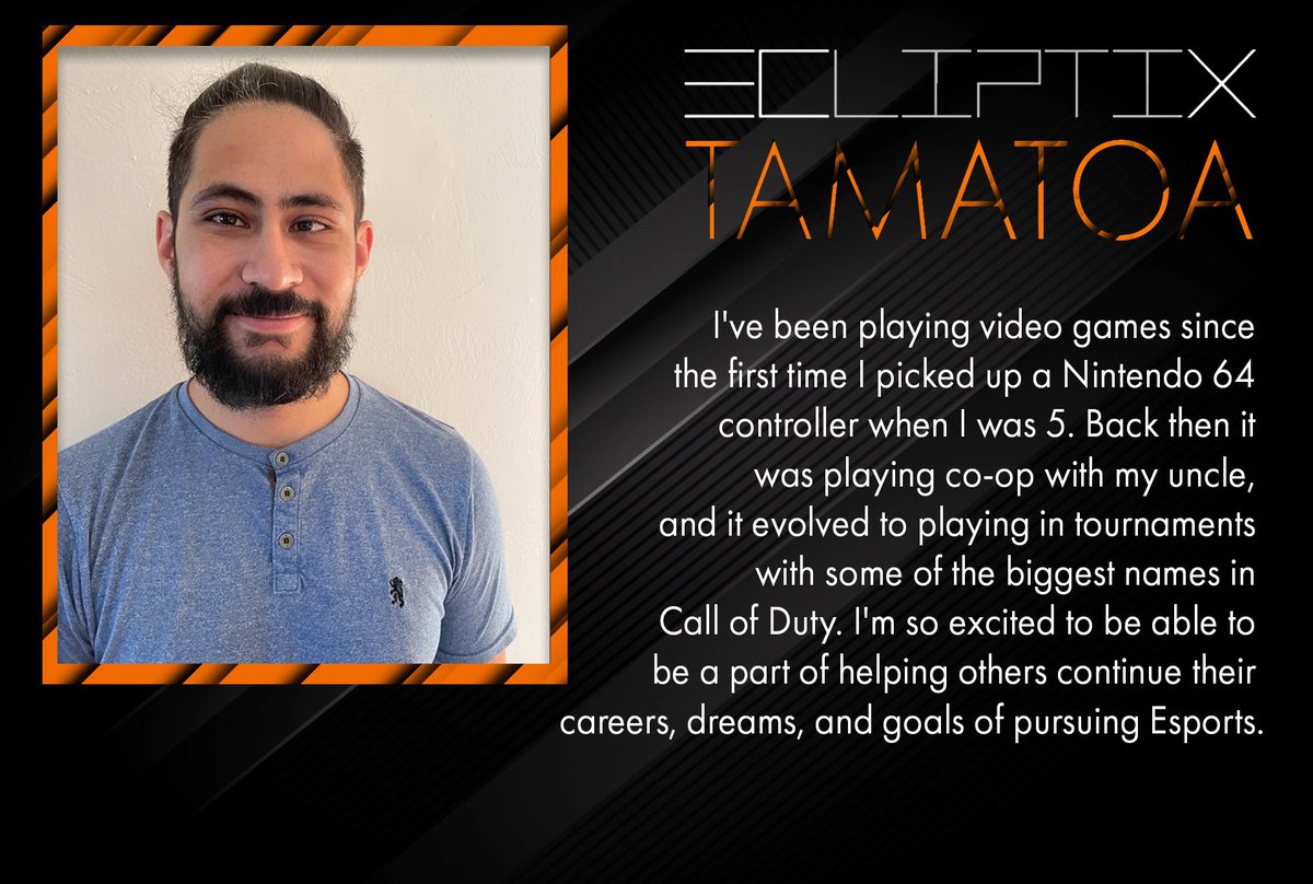 EcliptixGaming's tweet image. Welcome Coach Tamatoa!