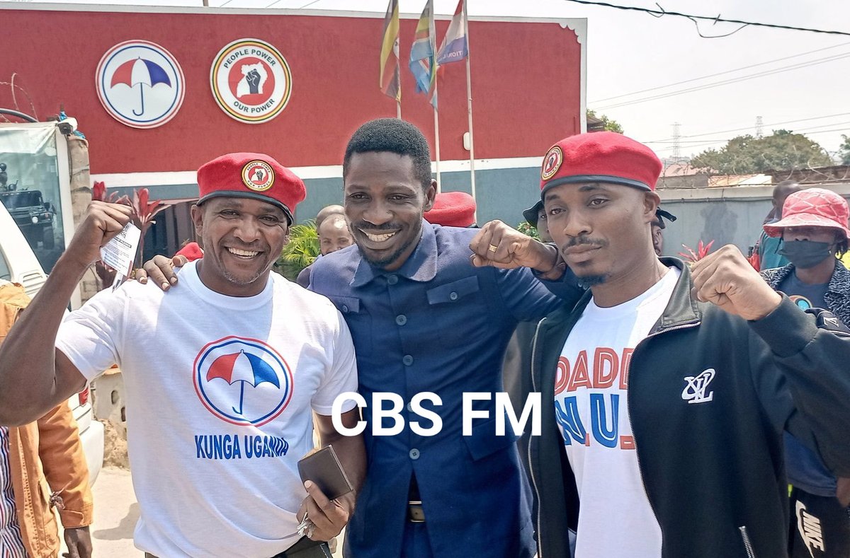 bbstvug's tweet photo. Munnakatemba Mpiirwe Nicholas amanyiddwa nga (DJ Messe) eyali owa Amalura Family alangiridde nti yegasse ku kibiina ki @NUP_Ug  nga ayaniriziddwa Pulezidenti w'ekibiina kino, Robert Kyagulanyi Ssentamu (@HEBobiwine)  ku kitebe e Kamwokya. Ebif: CBS FM #BBSRoundabout https://t.co/6eGB7W4udI