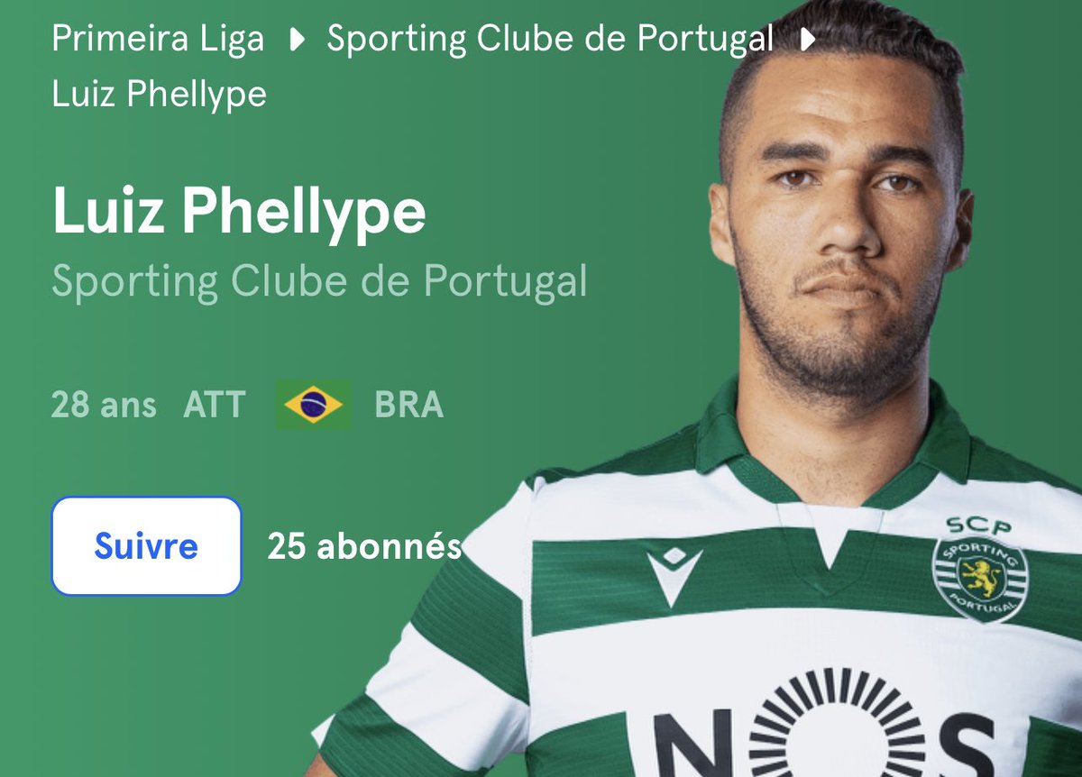 JorgeSorare's tweet photo. Sporting 🇵🇹
Sous contrat jusqu’en 2024 Luiz #Phellype n’entre pas dans les plans de Ruben Amorim
Un transfert au 🇯🇵 semble se dessiner
Le club n’a pas encore fuité
✍️ fin de semaine
#Sorare #Football #Transfert
🔗 Abola https://t.co/aQRwq72ecY