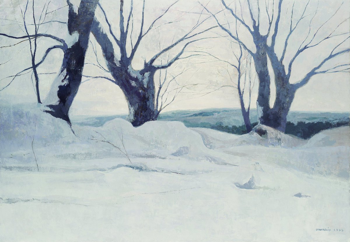 cbamadrid's tweet photo. Escapa de la ola de calor y vente al invierno ❄️
🖼️ Conoce las pinturas de Carlos García-Alix en #ViajeDeInvierno, una exposición donde el creador nos muestra la naturaleza solitaria, errabunda y trágica del viajero 🔗 https://t.co/DvinCO1sHb https://t.co/0EiezuJlub