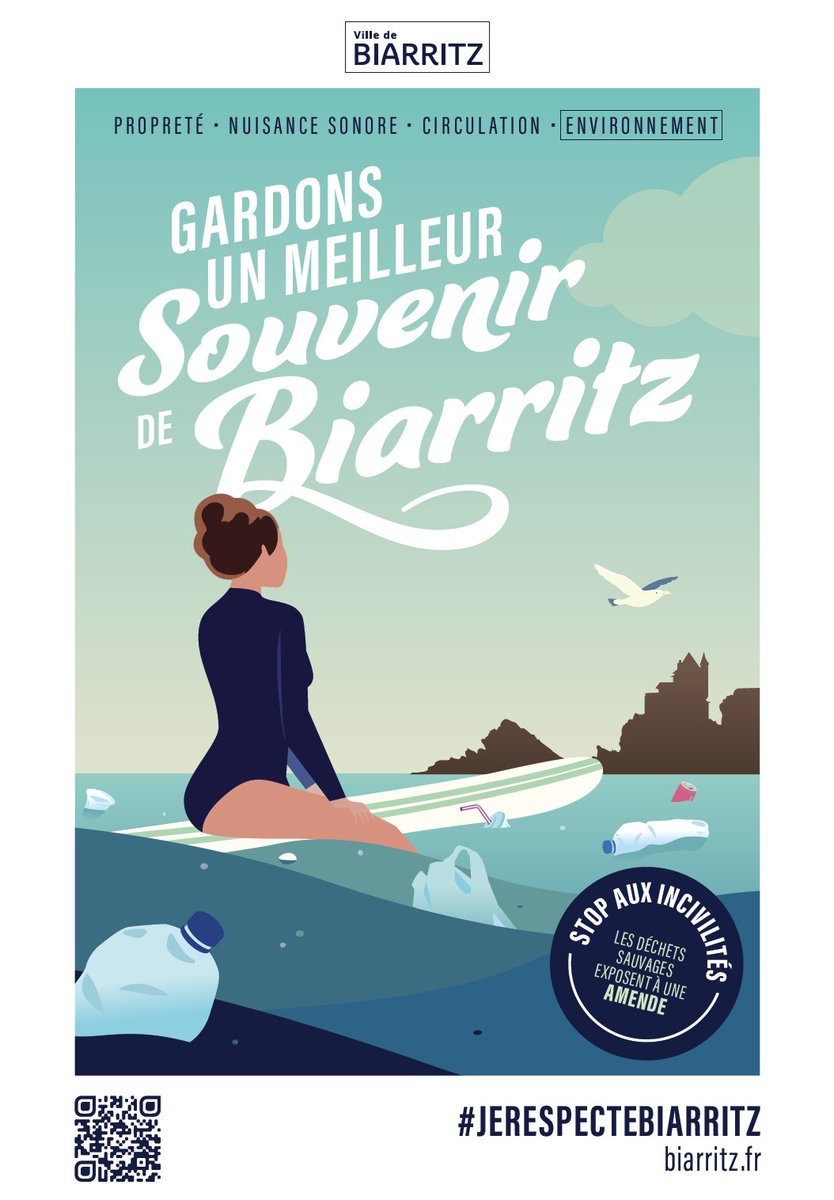 CampagnesEtCie's tweet photo. Nouvelle campagne pour la @Ville2Biarritz🌊
Big up l'équipe 🔥
Créas : @cedricmorvan  @pydemarcq  Sophie Barrès
Strat : Mélina Bonzom @coralieduprat  @teikoteiki 
#jerespectebiarritz  #villedebiarritz #ville2biarritz #MIARRITZERRESPETATZENDUT #campagnesetcie #ccie https://t.co/dW4rUxg9wI