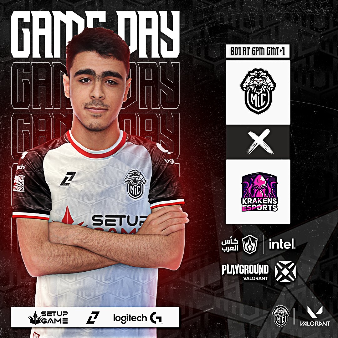 mlcesports_'s tweet photo. Today we are playing the quarter final of the the intel arabian cup this evening ๐ @KrakensEsports ๐ฆ๐ฒ๐ฆ
๐ 6 PM GMT+1
๐บ: Off stream โ
Weโre Lion Weโre MLC ๐ฆ๐ฒ๐ฆ
@olympzworld @LogitechG_ME
#LogitechXMLC #iac #Valorant https://t.co/8IE5pY1y2o