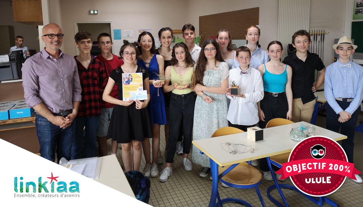 assoLinkiaa's tweet photo. 🙏 Merci aux jeunes du collège @StJoMachecoul qui ont collecté plus de 500€ pour soutenir @Linkiaa.
Ils ont fait preuve de créativité et d'un bel esprit d'entrepreneuriat pour soutenir @Linkiaa. Retrouvez leur projet en détail 👉 https://t.co/OFtYKVNxLh https://t.co/VdY4wPEpiW