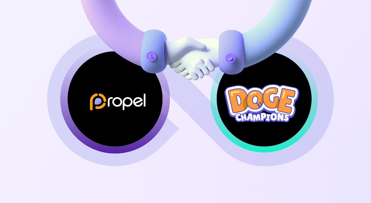 <a href="/DogeChampions/">$DVT & Doge Champions NFT 🐶</a>  new partnership announcement 📣📣

We are happy to announce that <a href="/DogeChampions/">$DVT & Doge Champions NFT 🐶</a> GameFi project is going to be partnered with @propelxyz  for future development of the web3 games and the 💎 DogeVerse 💎

#BSC #NFTCommunity #BSCGems #GameFi #Metaverse #Play2Earn