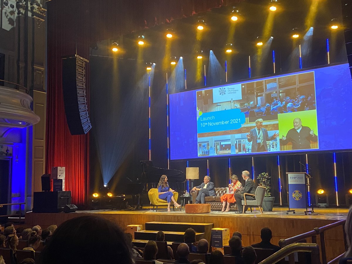 Opening ceremony of ESOF 2022 at Leiden. #ESOF2022