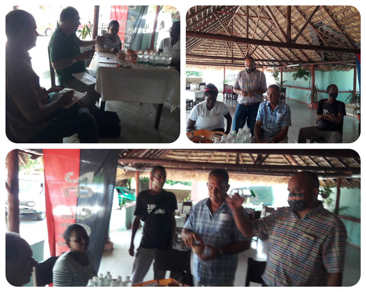 #VeranoConTodos Villa los Júcaros d la UEB Alojamiento #Mayabeque a plena capacidad brindando servicio al pueblo.Intercambia Justino Hdez func CCPCC en el centro,se evalúan sus resultados y calidad del servicio.#SiSePuede #CubaPorLaPaz <a href="/BYuniaky/">Yuniasky Crespo Baquero.</a> <a href="/yudi_mercedes/">Yudi Mercedes Rodríguez Hernández</a> <a href="/ideologica_c/">Ideológica Santa Cruz</a>