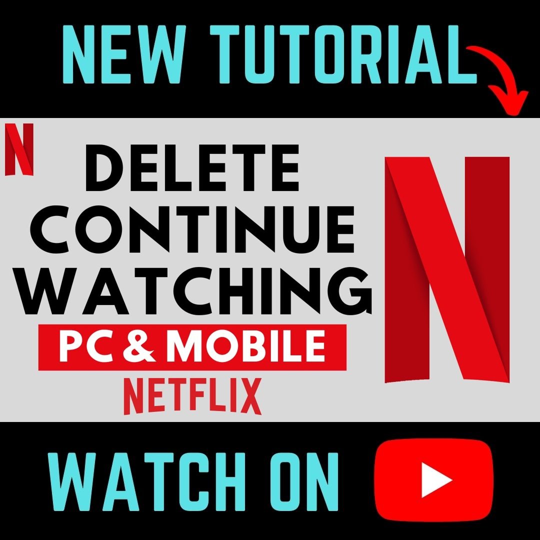GaugingGadgets's tweet image. 👉youtu.be/jnDbGzcN97c Delete Continue Watching on Netflix  #Netflix #NetflixTutorial #NetflixTip #netflixandchill #tech #HowTo