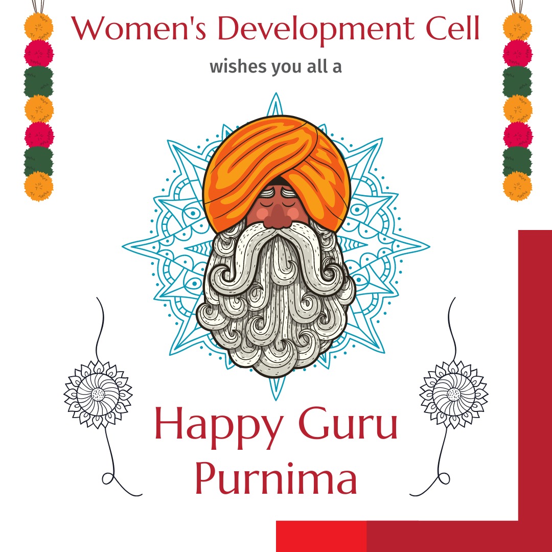 WDC_SIMSR's tweet photo. The Women's Development Cell wishes all the teachers a very Happy Guru Purnima.
We are grateful to all our teachers for always guiding and mentoring us to do our best

#purnima #festival #joy #celebration #enjoyment #wdc https://t.co/dw7cbIQbxN