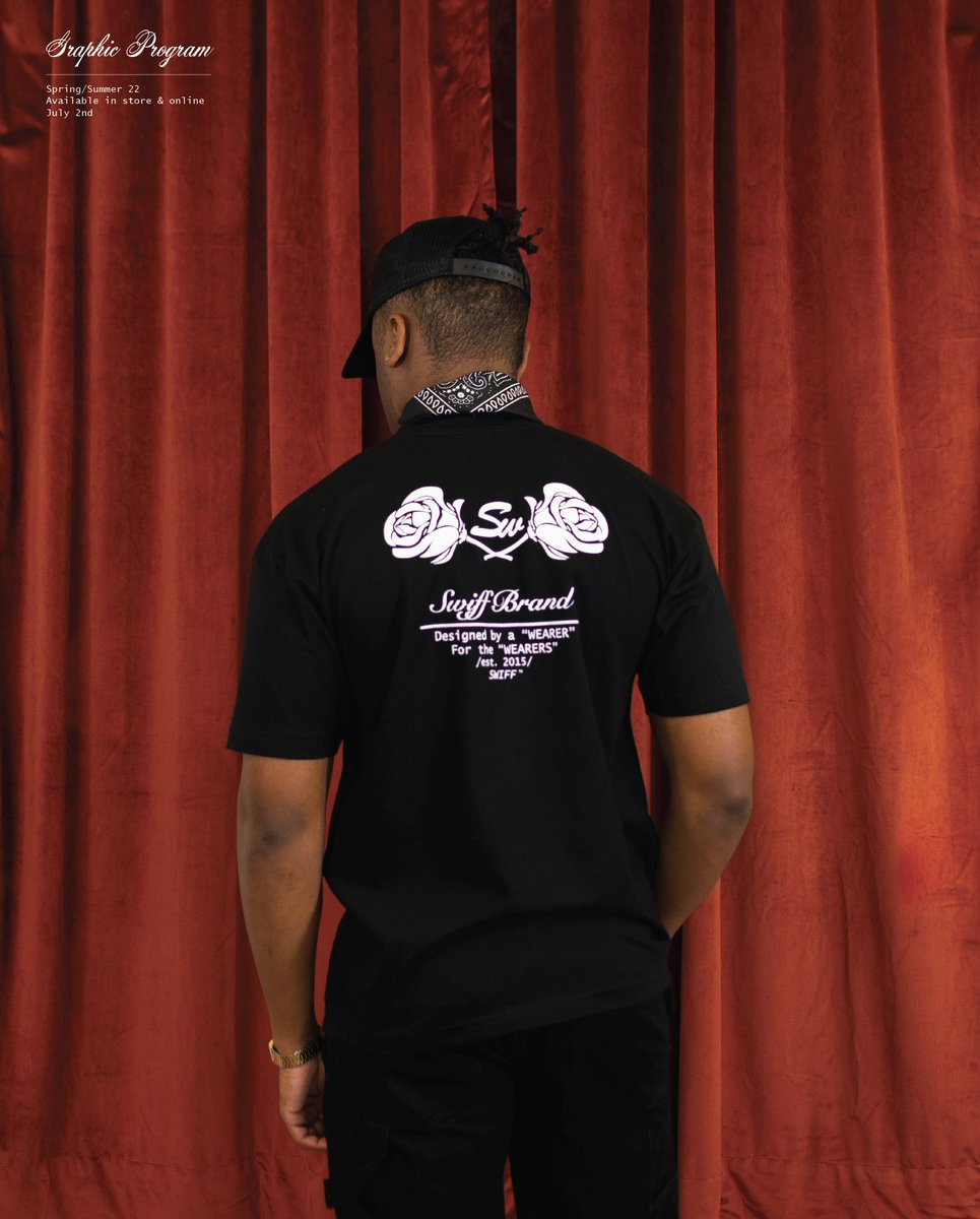 ashantithomas__'s tweet photo. New @swiffbrand_ t-shirts from our graphic program available now in store &amp; online. https://t.co/8loLH49yxP https://t.co/z6eSiHOlrS
