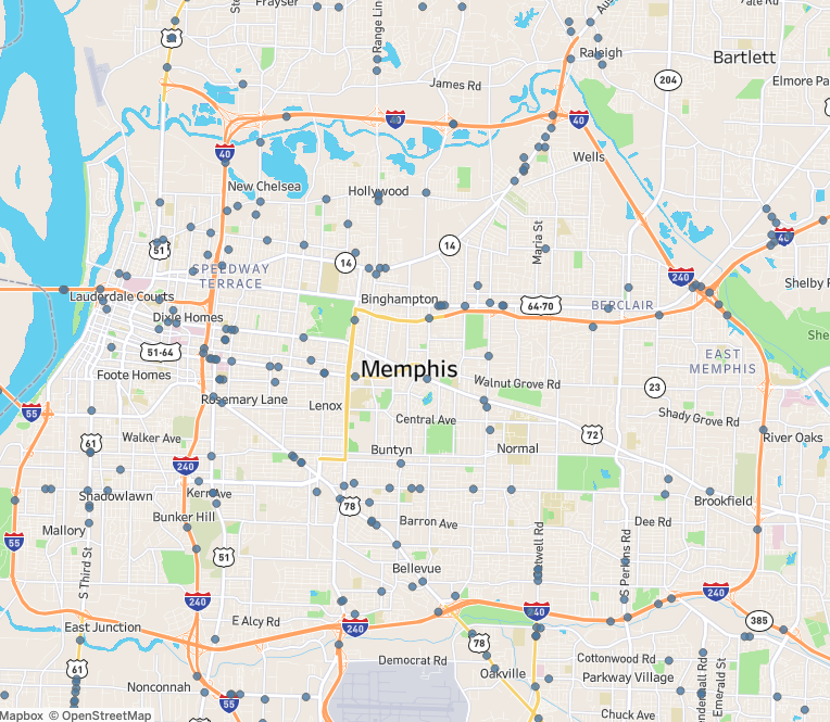whiteknuckled's tweet photo. One reason is that they have a ton of "arterial" roads, whose #1 design consideration is not safety, but moving cars quickly right through places where people live, shop, and work. In metro areas these roads make up just 15% of all roads but produce 67% of all deaths.  3/ https://t.co/qCSqw07Wbh
