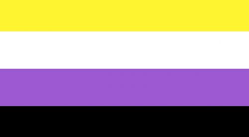 💛🤍💜🖤It's #NonbinaryAwarenessWeek this week! Dedicated to those who don't fit within the traditional stereotypes of gender, who do not exclusively identify as a man or a woman, who identify as both a man and a woman, or may fall outside these categories altogether.