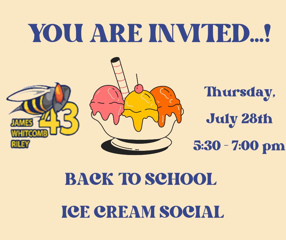 JWRiley43's tweet photo. JWR Families!!! 

Mark your calendars for our Back to School Ice Cream Social! 
Come out to meet JWR Staff and get more information about the 22-23 SY! We are excited to see your faces again!!! https://t.co/uKBoTjLeJv