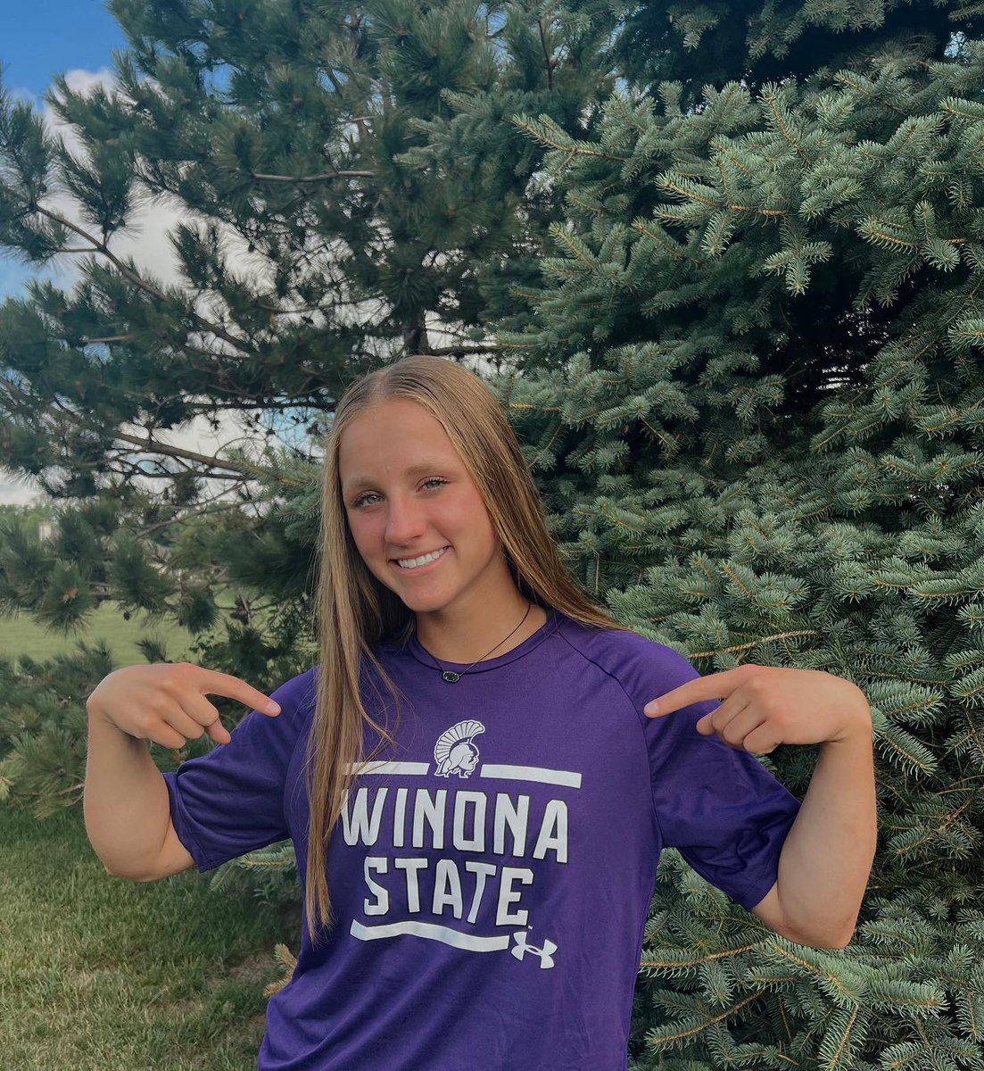 I am extremely excited to announce I have verbally committed to Winona State University to continue my academic and softball career! I am incredibly thankful for God giving me this opportunity as well as my family, coaches, teammates and friends who have helped me get to this💜💜