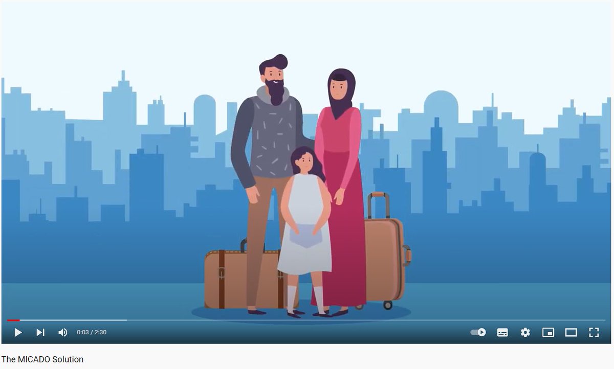 Watch our new video in which we present the 
<a href="/H2020Micado/">MICADO H2020</a> solution! 
#ICT #migration #integration 

▶️youtube.com/watch?v=GykymY…

<a href="/HCUHamburg/">HafenCity Universität Hamburg (HCU)</a> <a href="/HWWIHamburg/">HWWI</a> <a href="/UAntwerpen/">UAntwerpen</a> @atlas_antwerpen <a href="/Unibo/">Università di Bologna</a> <a href="/AspBologna/">AspBologna</a> 
<a href="/csipiemonte/">CSI Piemonte</a> <a href="/infoCOLPOLSOC/">Colegio de C. Política, Sociología, RRII y AP</a> <a href="/urjc/">URJC</a>
<a href="/ComunidadMadrid/">Comunidad de Madrid</a> <a href="/simlabTUW/">@simlabtuw.bsky.social</a> <a href="/easyRightsEU/">easyRightsEU</a>