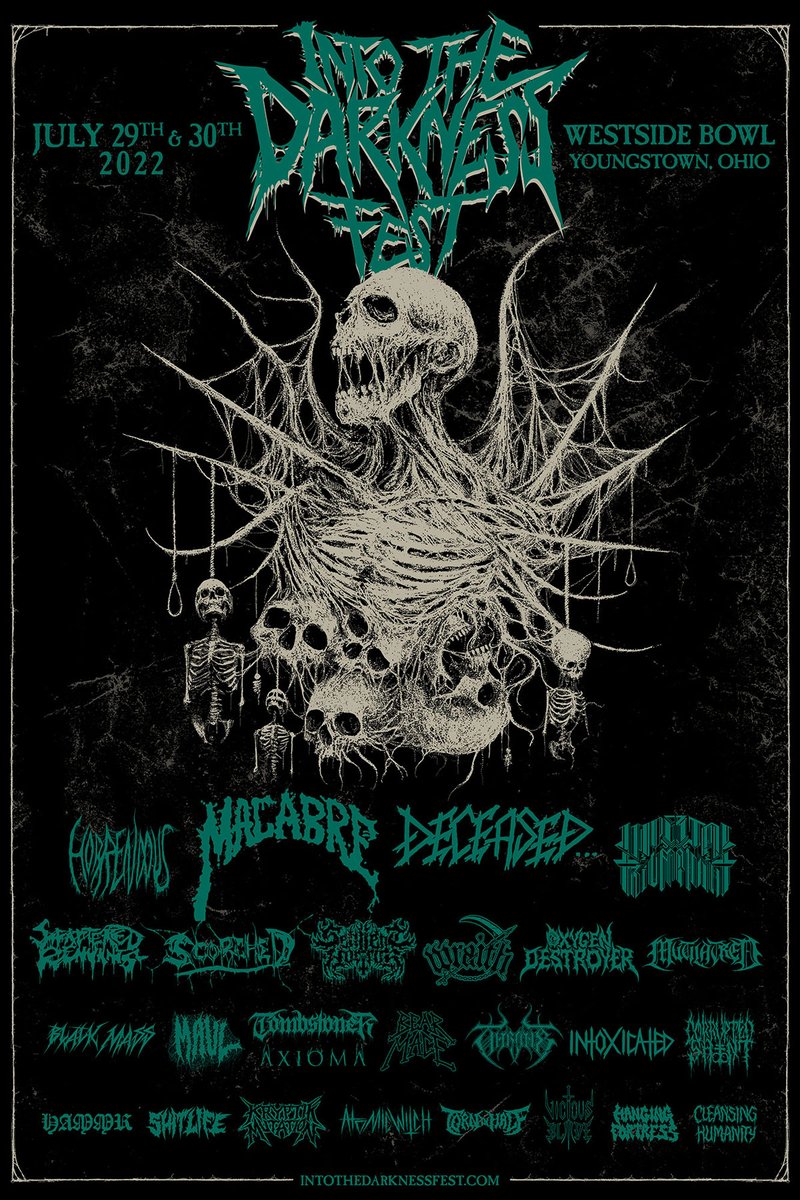 NEXT UP - INTO THE DARKNESS FEST - Youngstown, Oh