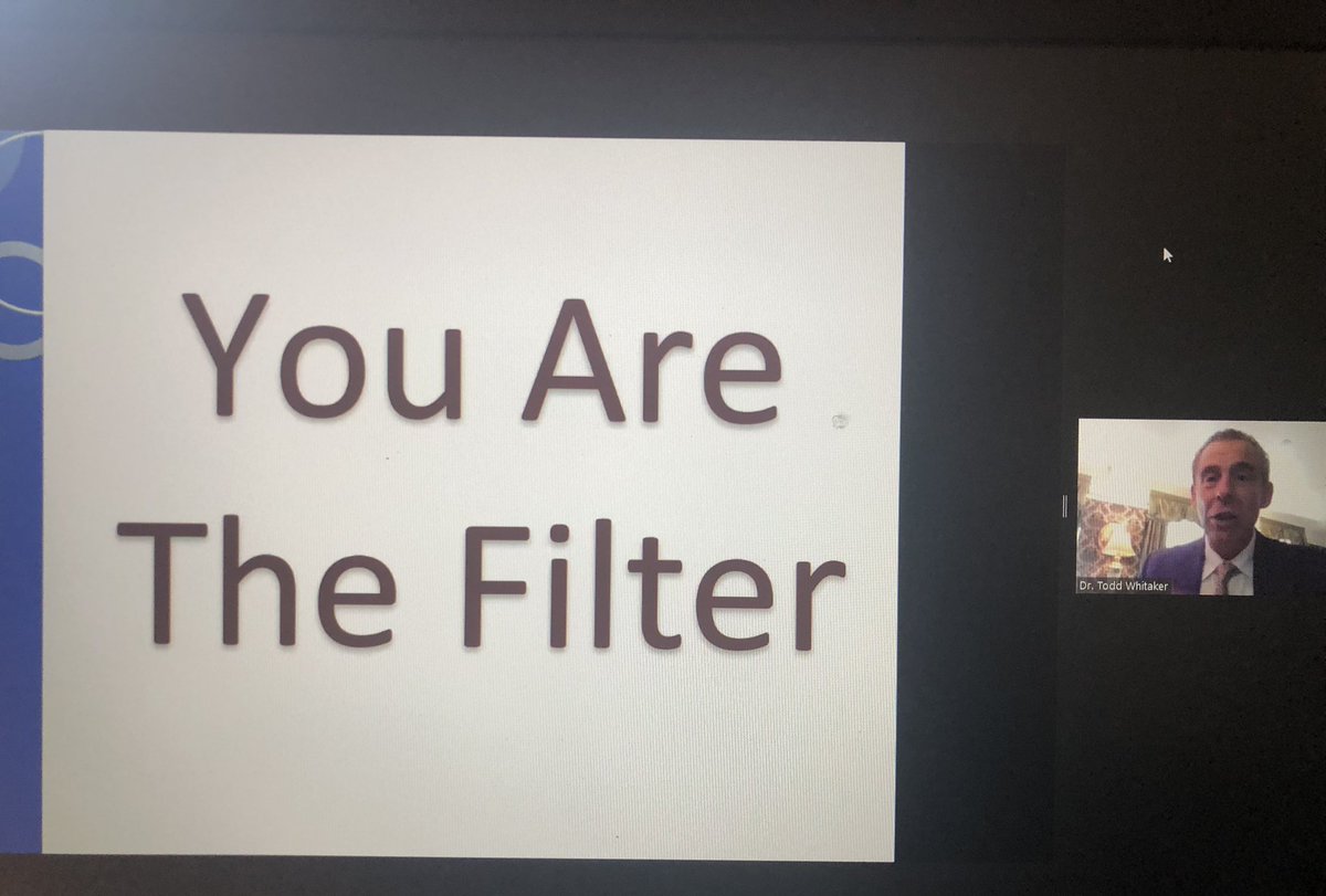 Inspirational session today with <a href="/ToddWhitaker/">Todd Whitaker</a>!! Great people will  look at what they can influence. 🤗👏 #simplycoachingsummit