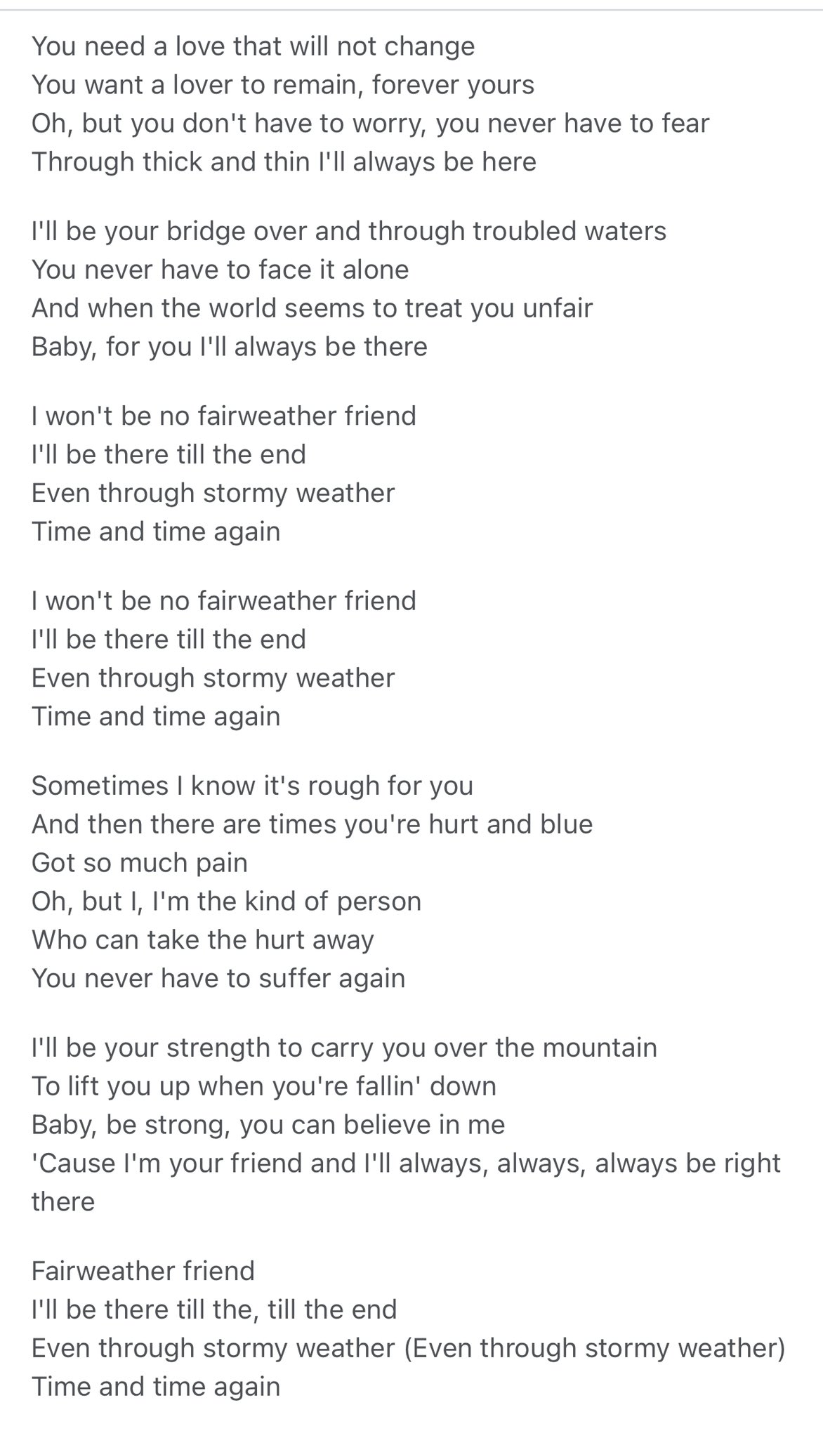 Weathers – Alone Again Lyrics