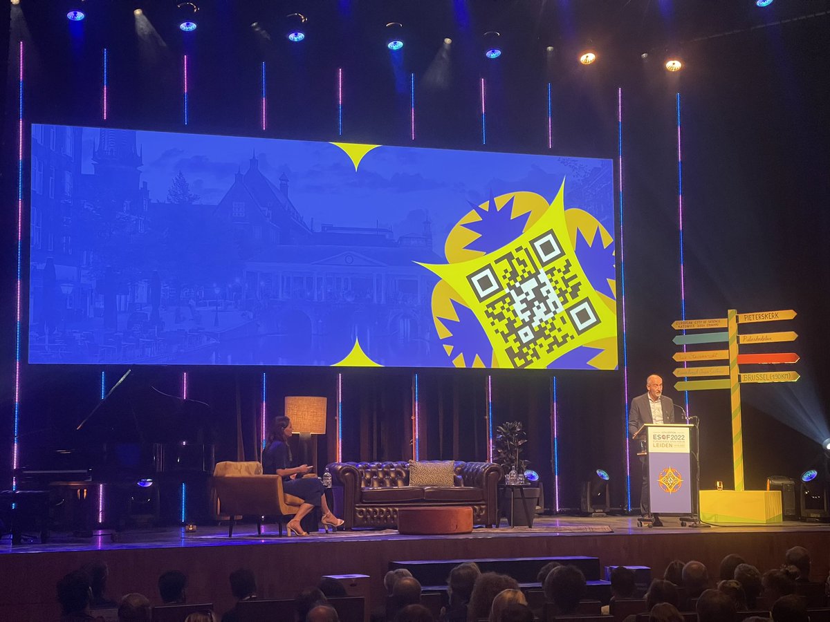 “Let’s celebrate your curiosity and energy to produce more knowledge and solutions, let’s celebrate cities and society can engage with you, let’s use these days to learn!”
@JEPaquetEU on the stage of #ESOF2022 addressing researchers & cities to continue working together 🤝🏼