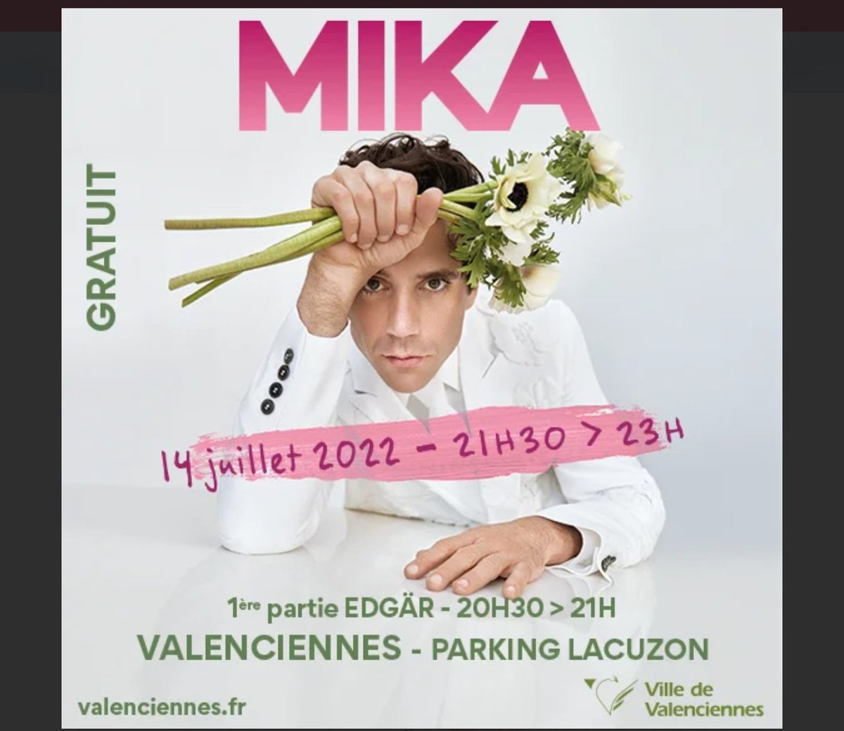 LauDegallaix's tweet photo. 🎉 J-1️⃣ Derniers préparatifs avant le grand concert de @mikasounds pour les festivités du 14 juillet ➡️ Rendez-vous demain soir à #valenciennes https://t.co/QcSe191g72