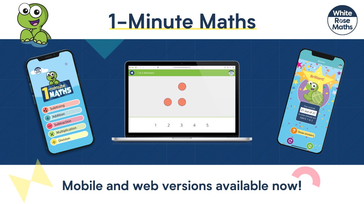 White rose maths on twitter you can now access our 1 minute maths app