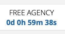 CapFriendly's tweet photo. Less than one hour until Free Agency officially begins! https://t.co/PnPduVz9kt