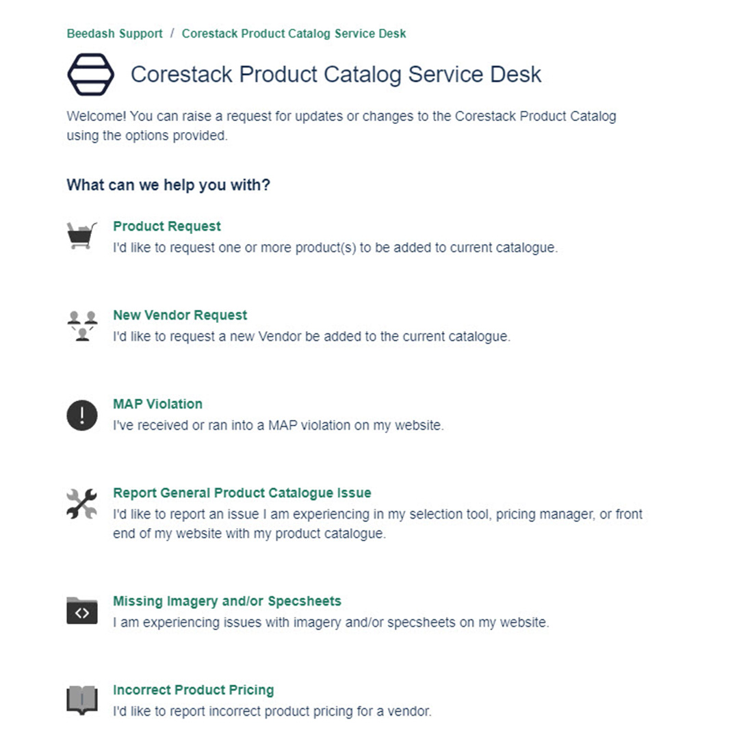 Have a request for a new feature?💭 Let us know at anytime which features you’d like to see in Corestack Product Information Manager.😎 You can submit using our Corestack Service Desk’s Feature Request by logging into your account.💻#Beedash #BonitaSprings bit.ly/3QYPmse