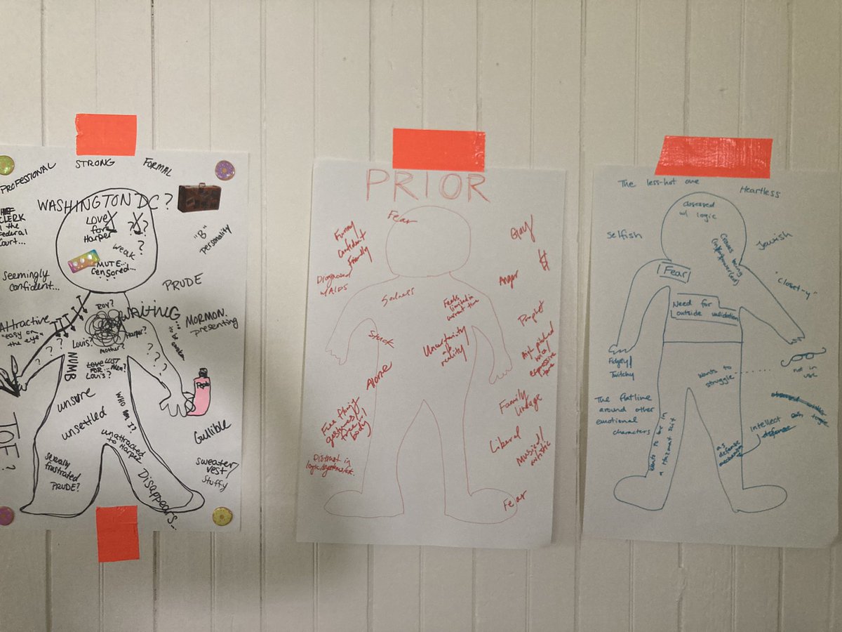 msbailliedrama's tweet image. Today I led a session for Master students in the USA on one of my favourite plays: Angels in America! So much fun 😊#summerteaching