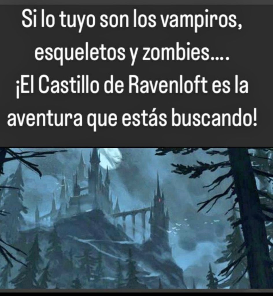 DRAGONSNDOGS's tweet photo. "Castle Ravenloft" un #JuegoDeMesa del universo de D&amp;D
Lo puedes encontrar este fin de semana 16 y 17 Julio en @CaracasComicCon #CCCT #UrbanCuple
#DungeonsAndDragons  #BoardGame  #TheAdventuresofDrizzt
#CastleRavenloft #JuegosDeRol⠀
Descripción
Castle Ravenloft: ⬇️ https://t.co/YLj8ZqpTQ1