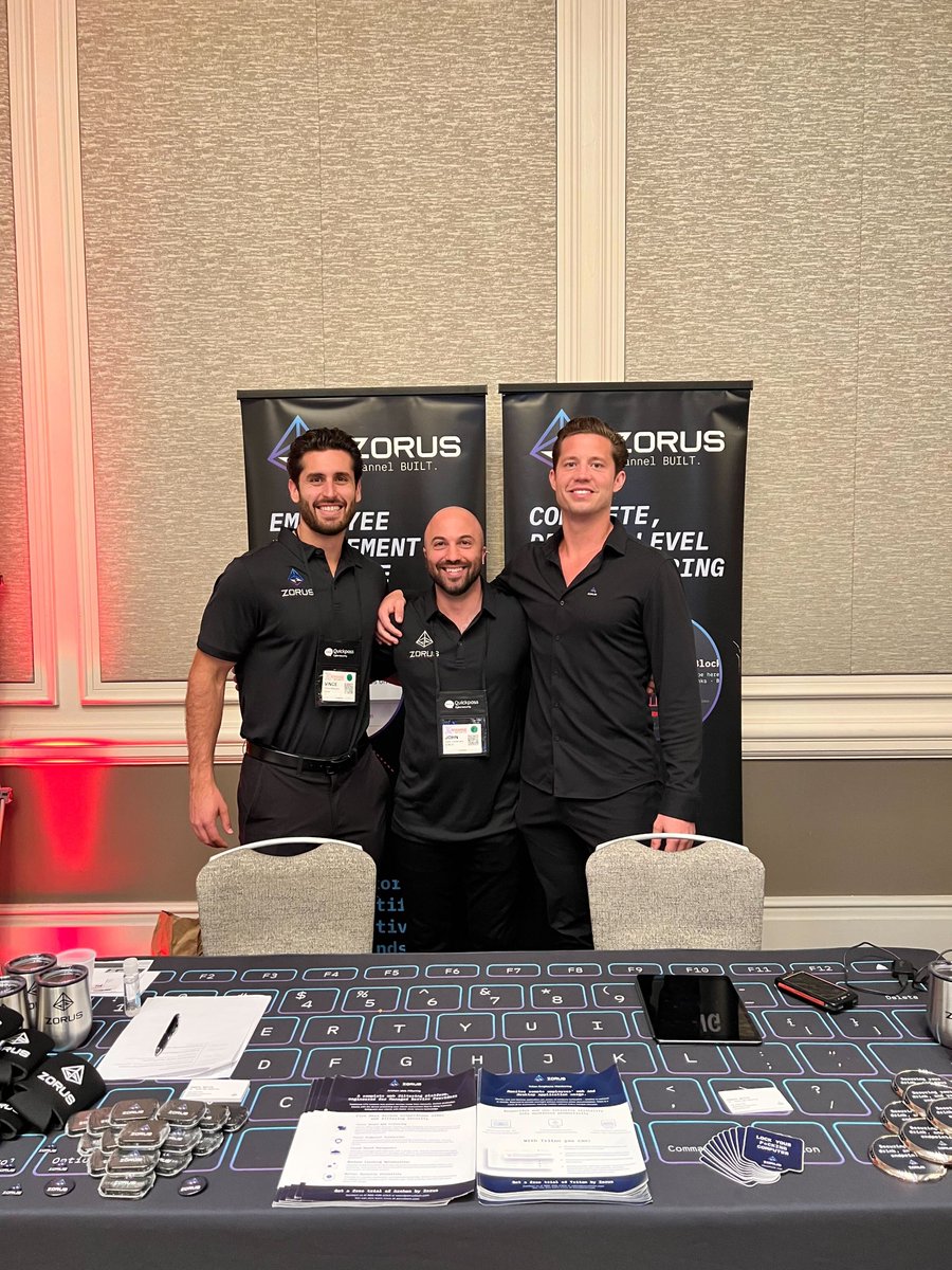 Zorusinc's tweet photo. Thank you @TheChannelCo for putting on such a successful event at XChange Security! We enjoyed meeting local MSPs, and had productive conversations about cybersecurity. We are already looking forward to the next XChange event in August! #xchange #xchangesecurity #thechannelco https://t.co/9byAl9R34l