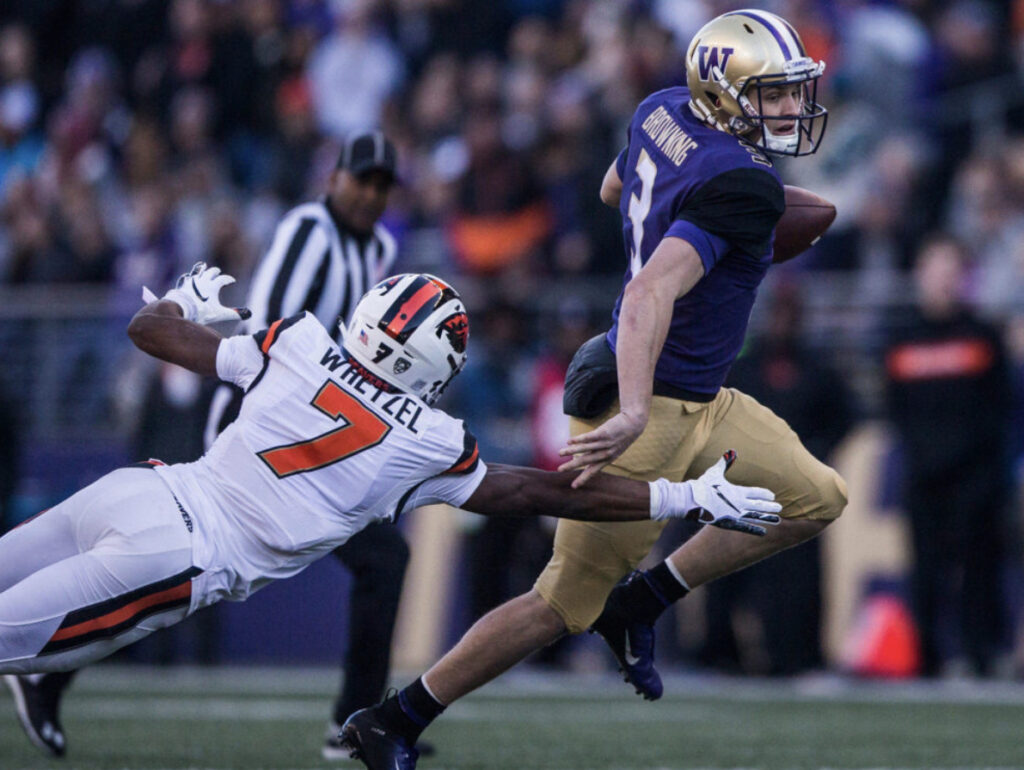 Kee Whetzel has chased down some of college football best quarterbacks.