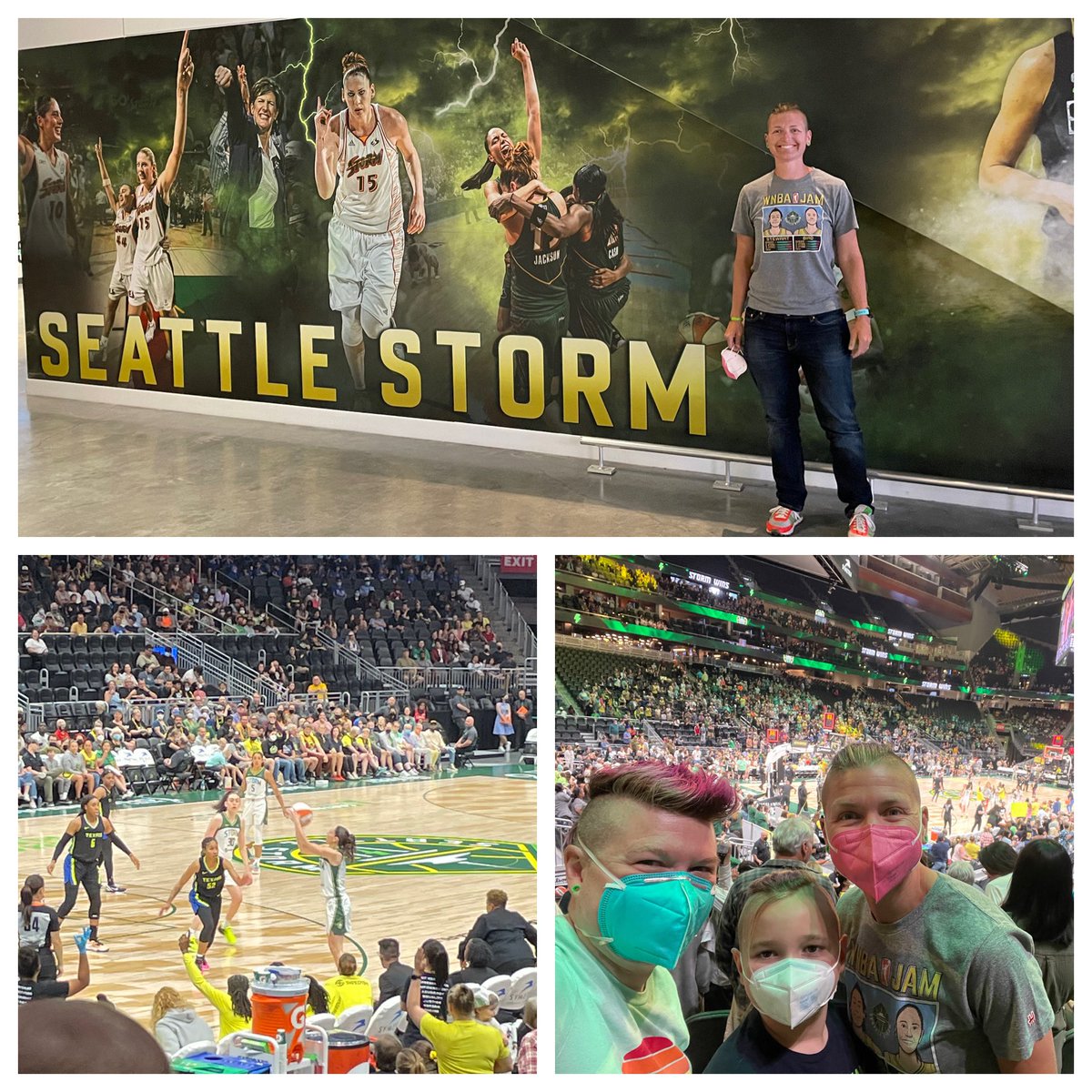 Bucket list summer ☑️☑️☑️ watched the 🐐 play yesterday. #suebird #ballislife