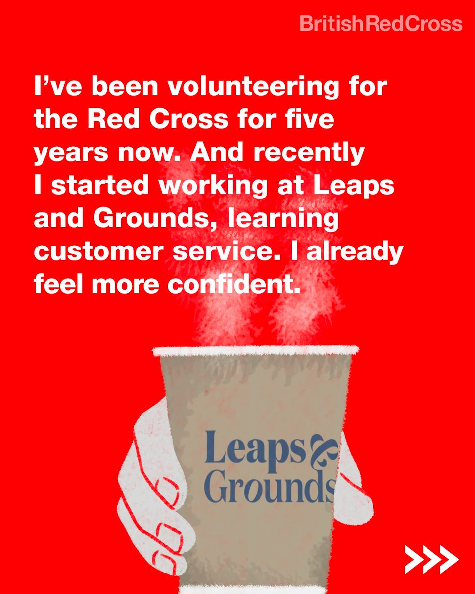 BritishRedCross's tweet photo. Female #refugees face some of the highest barriers when it comes to working in the UK. 

#LeapsAndGrounds is a #coffee social enterprise which aims to tackle this, by supporting refugee women to take steps towards their dream careers. https://t.co/TZDuaAPg6B