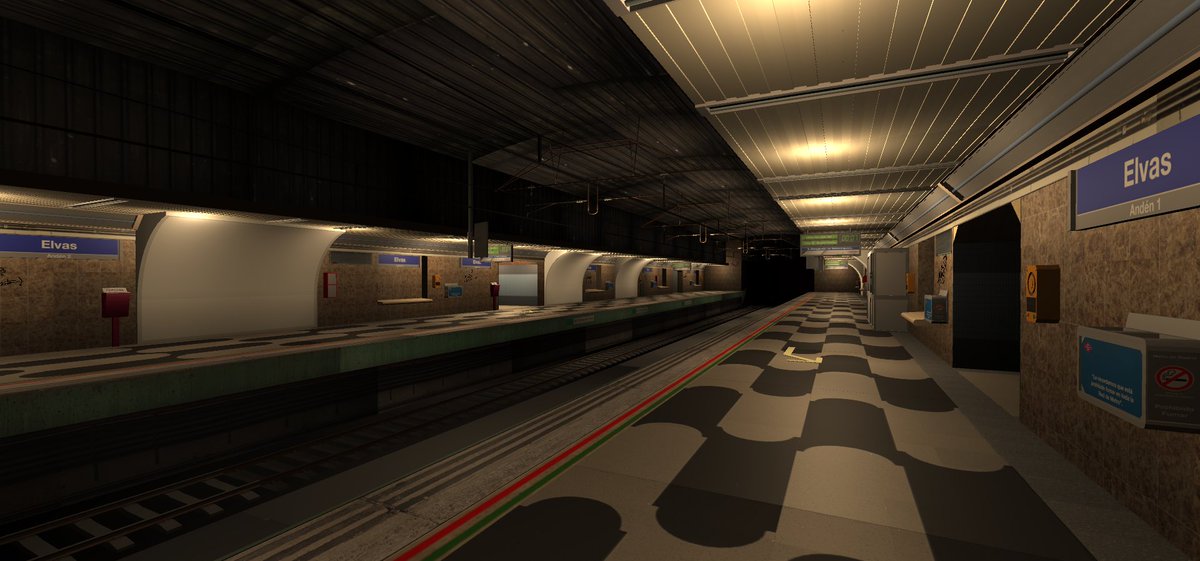 Bvemike's tweet photo. Estación de Elvas Linea 6 https://t.co/KaWpoTa4OM
