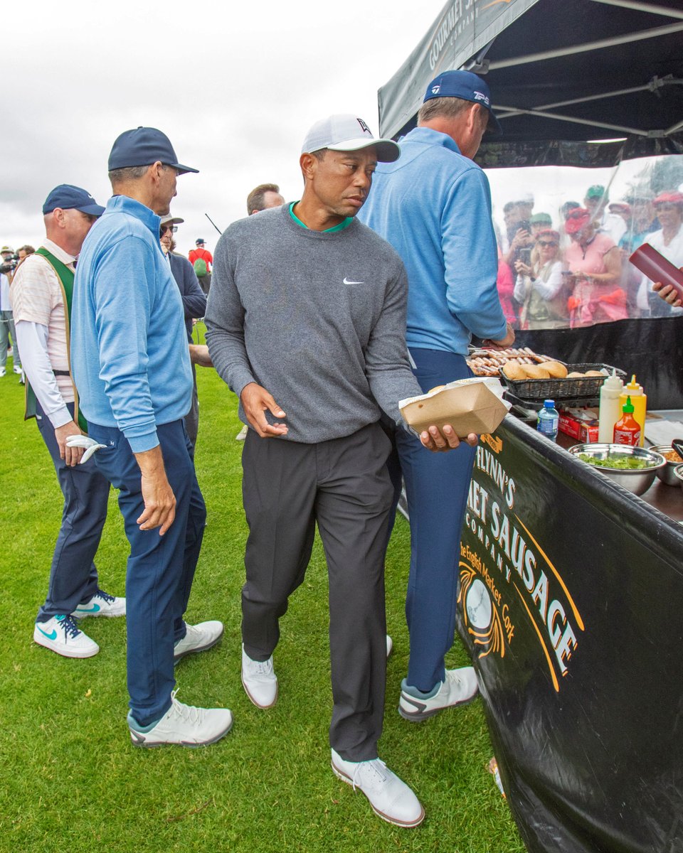 PGATOUR's tweet photo. If I text you "🚣🏻" canoe snag me a glizzy at the turn? https://t.co/KAqpUUFXCa