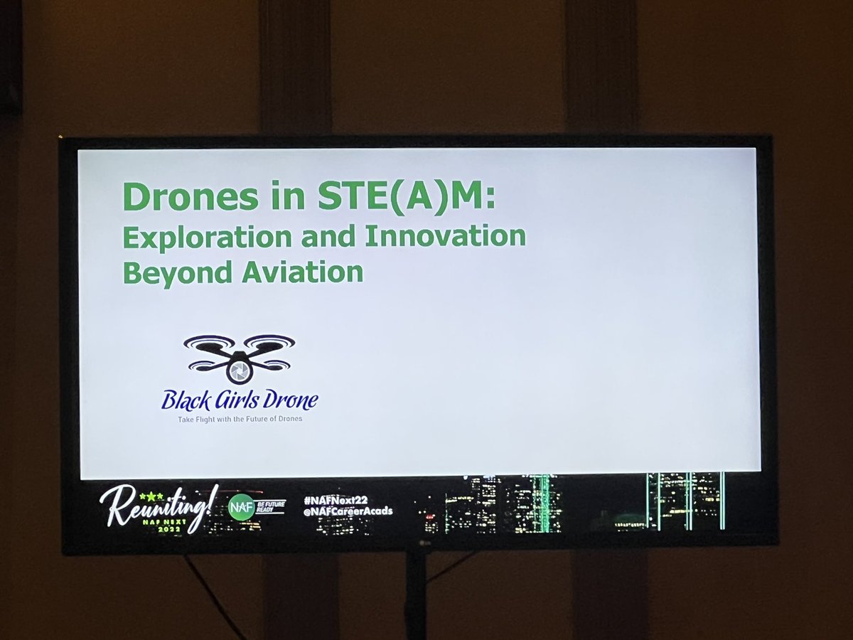 So excited for this workshop at 2022 <a href="/NAFCareerAcads/">NAF</a> Conference! Did you know <a href="/WSFCSCTE/">WSFCS CTE GOOD NEWS</a> will have Drones 1 &amp; 2 at the Career Center this year? We are thrilled to provide this opportunity to our students!  <a href="/wsfcs/">WS/FC Schools</a>
