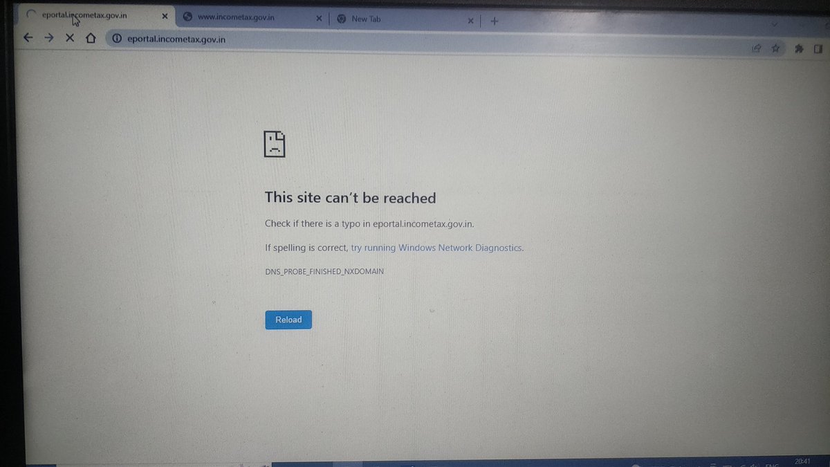 aatwalad's tweet photo. @IncomeTaxIndia @nsitharamanoffc @officeofPCM @FinMinIndia @PIB_India How to file? 🥲 When site is not working! https://t.co/5KCnGM14qd