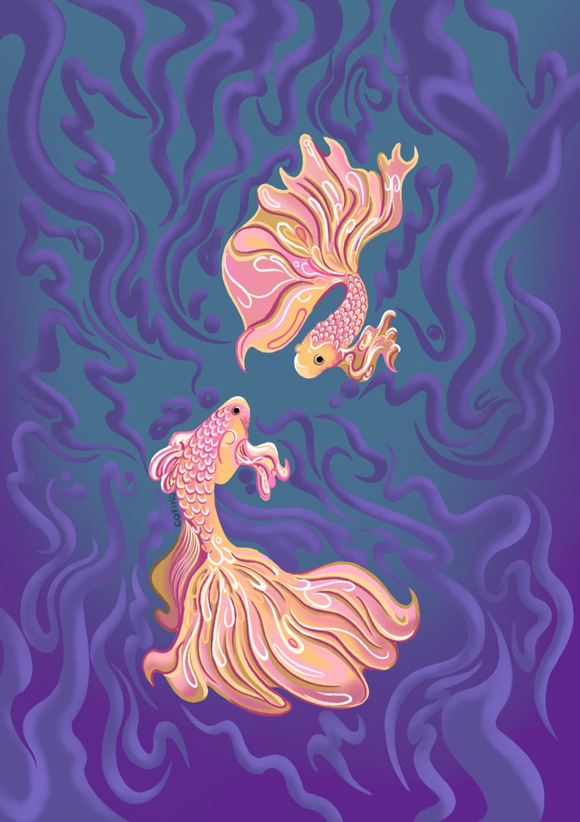 Cofiiko's tweet photo. #PortfolioDay Hi! I’m Cofi, digital illustrator and I also paint with acrylics <3 
Let’s support each other! 🌷 https://t.co/KXONb9xR09