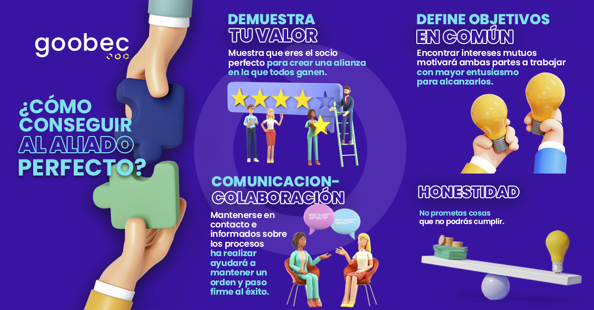 La unión hace la fuerza y en los negocios no es la excepción. Descubre los mejores consejos para crear una alianza exitosa. #trabajoenequipo #felizmiercoles