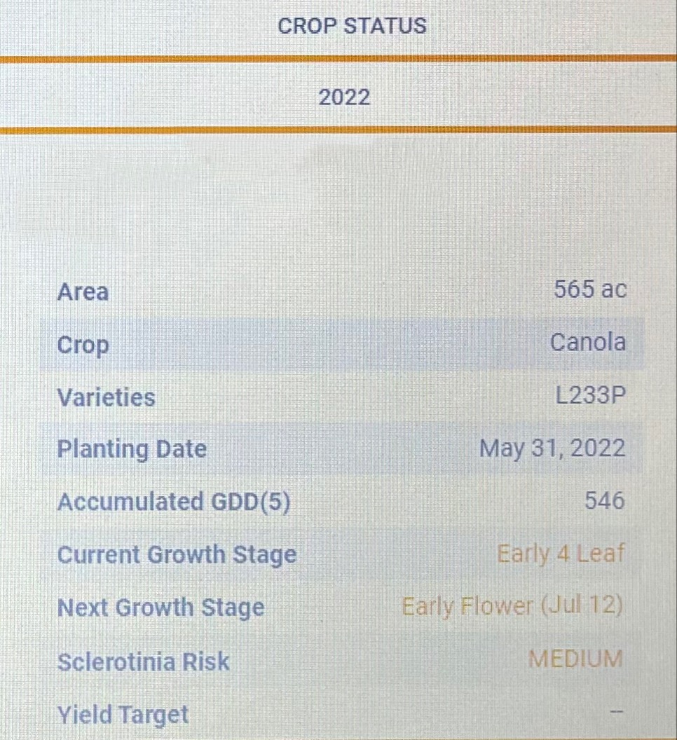 FE_DigitalAg's tweet photo. #DYK that #FarmCommandCenter shows specific data for each field such as accumulated GDD, current growth stage, and you can know if your crop is at risk for disease issues, giving you an idea of what to look for while scouting. -SM
#FarmCommand #CropDisease #Grow22 #FarmersEdge https://t.co/sm8lAFEhZK