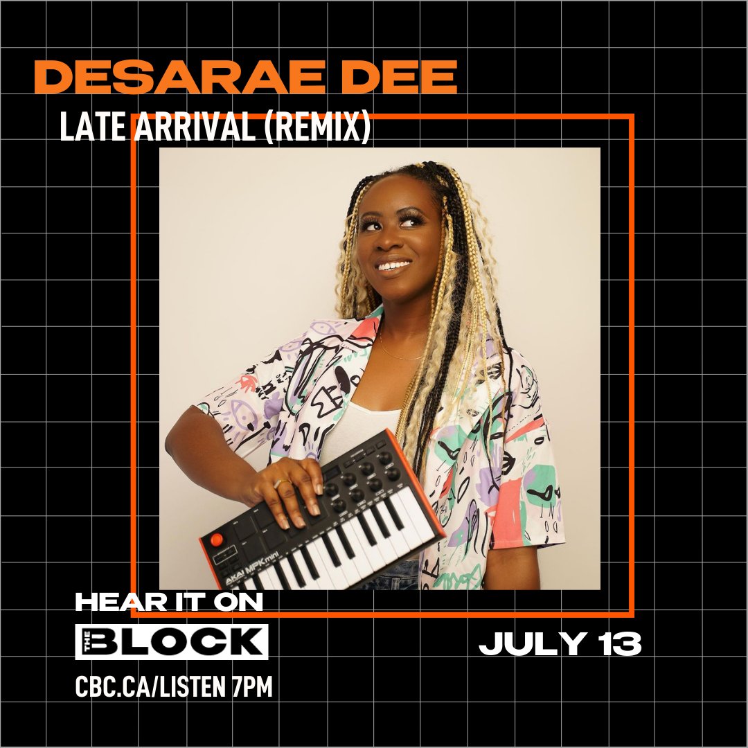 Meet us on The Block tonight for some smooth vibes from <a href="/Betta_Boyz/">Betta Boyz</a>, <a href="/omegamighty_/">omegamighty</a>, Sydanie, @desaraedeemusic and more. 

7-9pm with @MsAngelineTW on <a href="/CBCMusic/">CBC Music</a> 
Listen live or on demand: cbcmusic.ca/theblock