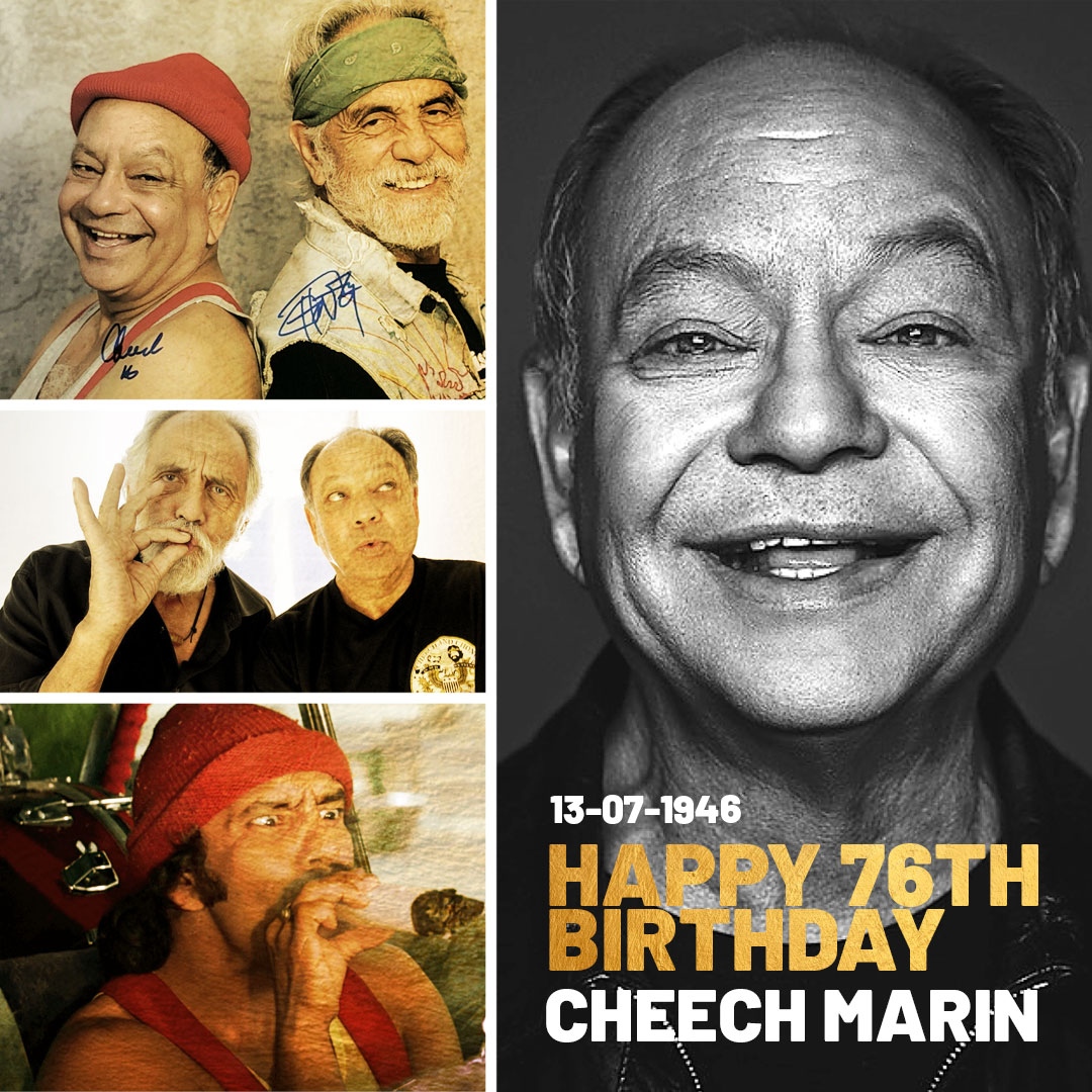 Today, we want to wish Cheech Marin a very happy birthday!         