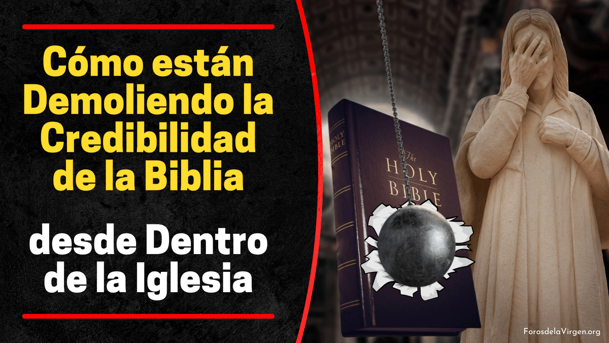 forosvirgen's tweet photo. 📌 Aquí hablaremos sobre cómo está transcurriendo la demolición de la Biblia basada en la falacia de que no podemos estar seguros si lo que dice la Biblia es verdad, y sobre los argumentos que nos comprueban su veracidad.

👉 https://t.co/NR5idi6cDc https://t.co/z1xy1AsiDI