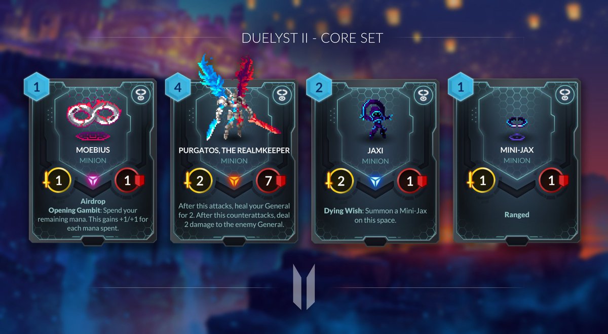 #Duelyst2 card reveals begin today until the first public network test on July 29th! Check back here each day at 4PM UTC for more previews of the revamped core set. 

For more news and sneak peaks, join our Discord: discord.gg/duelyst