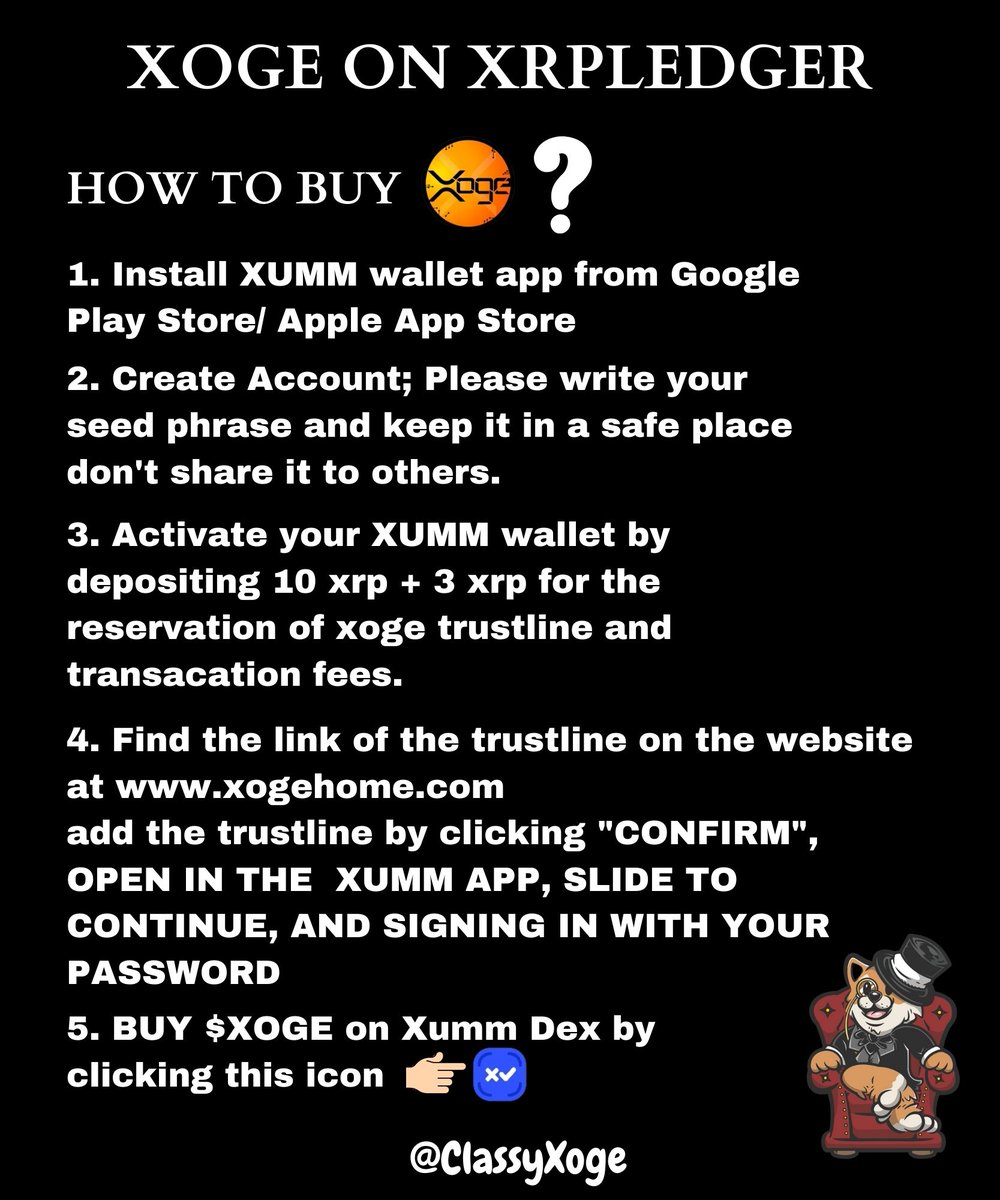 WanderJobe's tweet image. #Xoge On XRPLedger 

A meme coin with a dream, an evolving project for long term and preparing for mass adoption. with REAL LIFE UTILITY that bring value to this crypto space.

Hold xoge to receive rewards
Hold xoge to get free #snx token
Hold xoge to get free xoge on algo chain