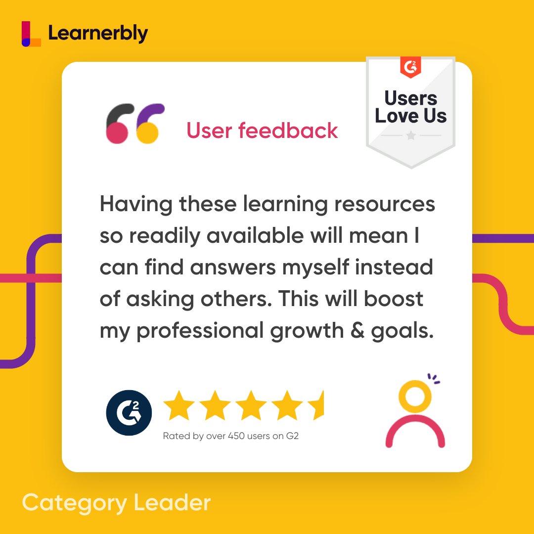 learnerbly's tweet photo. We've caused quite the stir onย @G2dotcom ๐ย
Have you seen it?! ๐ https://t.co/509UfipK0I
#G2 #Learnerbly https://t.co/w3jyn8q9ZX