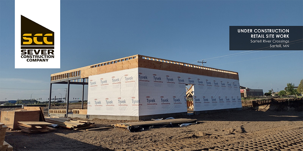 Since Sept '21, our #constructionteam has been preparing an 11.6-acre #retailsite at Sartell River Crossings in #Sartell, MN, bit.ly/3z28LBg. Located at NWQ Highway 15 &amp; Riverside Avenue, this will be an area for new #retail stores, slated for completion in Nov '22. #CRE